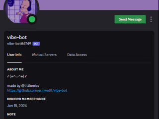 Complex Discord Bot for Gaming Community