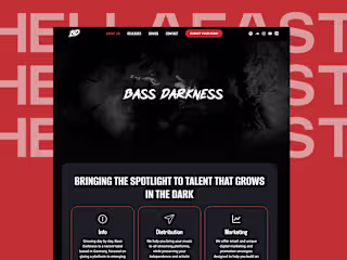 WordPress + Elementor Pro Website / Music