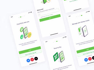 Mobile App UI Design for B2C Payment Platform