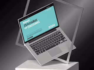 Landing page design for Polymaker (Webflow)