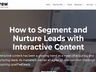 How to Segment and Nurture Leads with Interactive Content