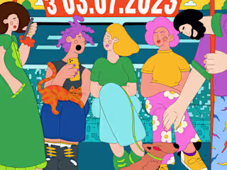 Kyiv subway illustrations