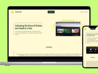 Landing Page - Lumina Labs