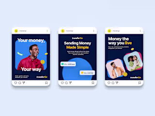 Social Media Visual Identity for a Global Remittance Company
