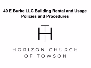 Building Rental Policies and Procedures