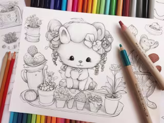 I will create professional Amazon KDP colouring book 