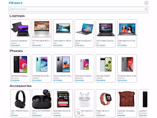 E Commerce Web using HTML,CSS and JavaScript 
