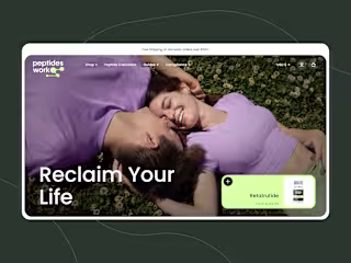 Peptides Work — Website Design
