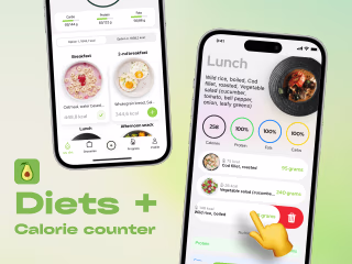 Redesigning UI and fixed the UX in mobile app DIET