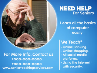 "NEED HELP" for seniors