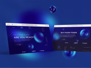 Faven - UI/UX and Front End Development for Crypto website