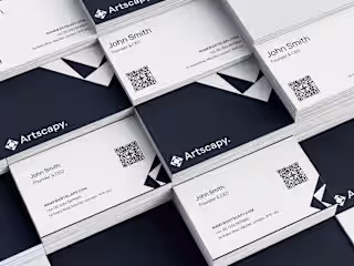 Artscapy Business Card Re-design