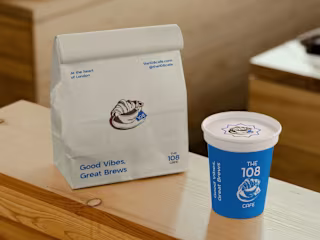 The 108 Café - Brand Identity + Packaging