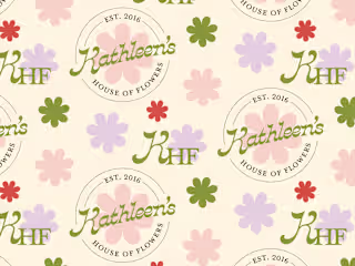 Branding Kathleen's House of Flowers – A Fresh & Floral Identity