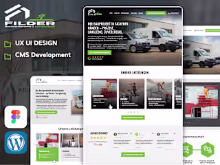 FILDER Construction Website Design
