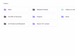 folder & file organization