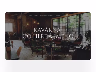 Website for Prague Café