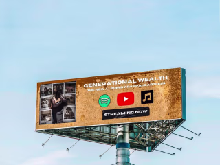 Generational Wealth Cover Art Billboard Design 