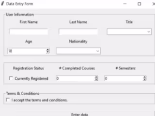 SQL data entry 