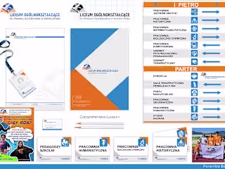 Design of logo and corporate identity elements