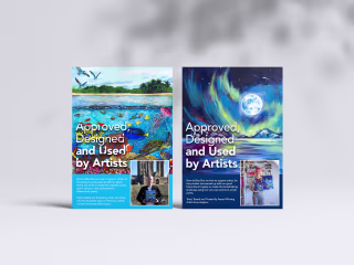 Artist Infographics and Leaflets