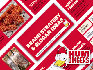 Cluckin' Cool Brand Identity - Humdingers Chicken