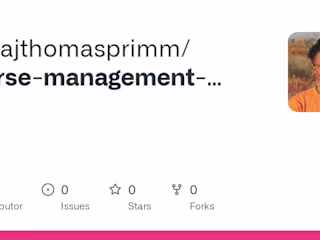 Course Management System