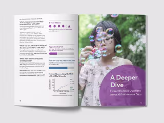 Designing a Data Driven Annual Report for Autism Research 