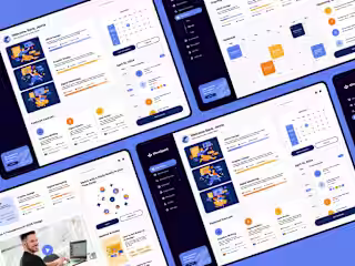 Online Learning Dashboard Design