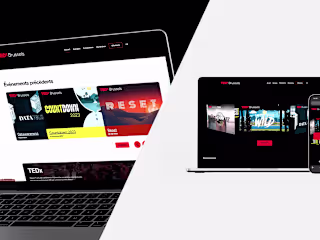 Creation of a Webflow website for a nonprofit event organization