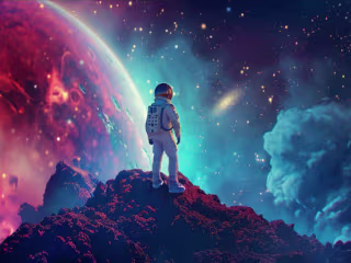 The depths of space