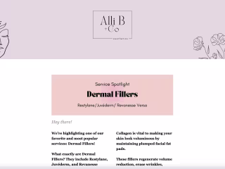 Alli B + Co. Email Campaign