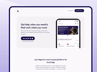 Takers  Marketing Landing Page