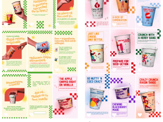 Instagram Story Design for a Romanian Snack Brand