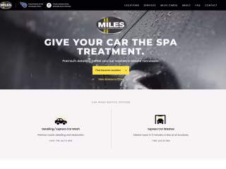 Miles Autospa - Website and e-commerce