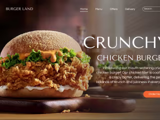 Burger Land | Website Prototype