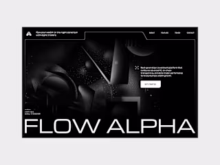 Flow Alpha — Brand & Web Design