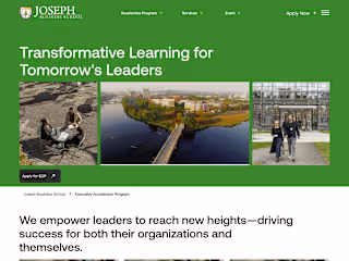Joseph Business School Web Design
