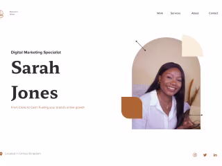 No-Code Website Creation for a Digital Marketing Specialist