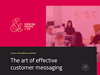 Customer messaging workshop 🎙️