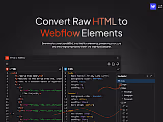 HTMLtoflow | HTML and CSS to Webflow Converter