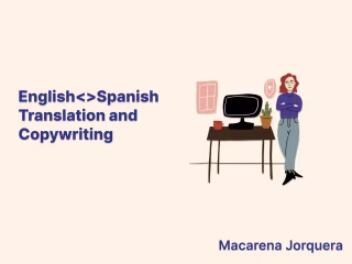 English/Spanish Translation and Copywriting