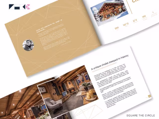 Chalets Tamo - Graphic Design 