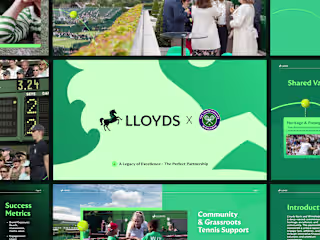 Lloyds Bank x Wimbledon Partnership Pitch Deck