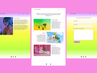 Happy Flowers | Web Design