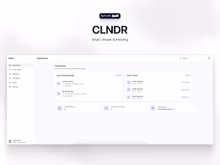 CLNDR - Meeting Scheduler Template