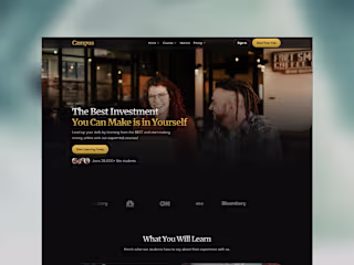 Campus - Online Course Website