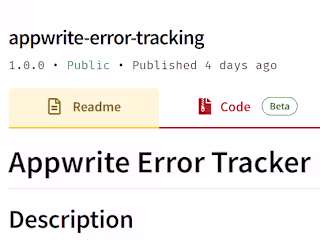 GitHub - gurjeetsinghvirdee/appwrite-error-tracker: Real-time e…