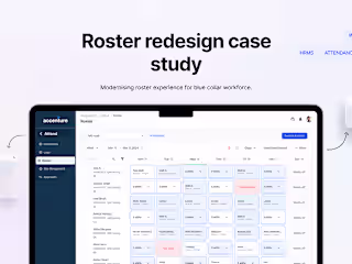 Roster redesign case study :: Behance