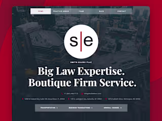 Smith Eilers | Law Firm Website